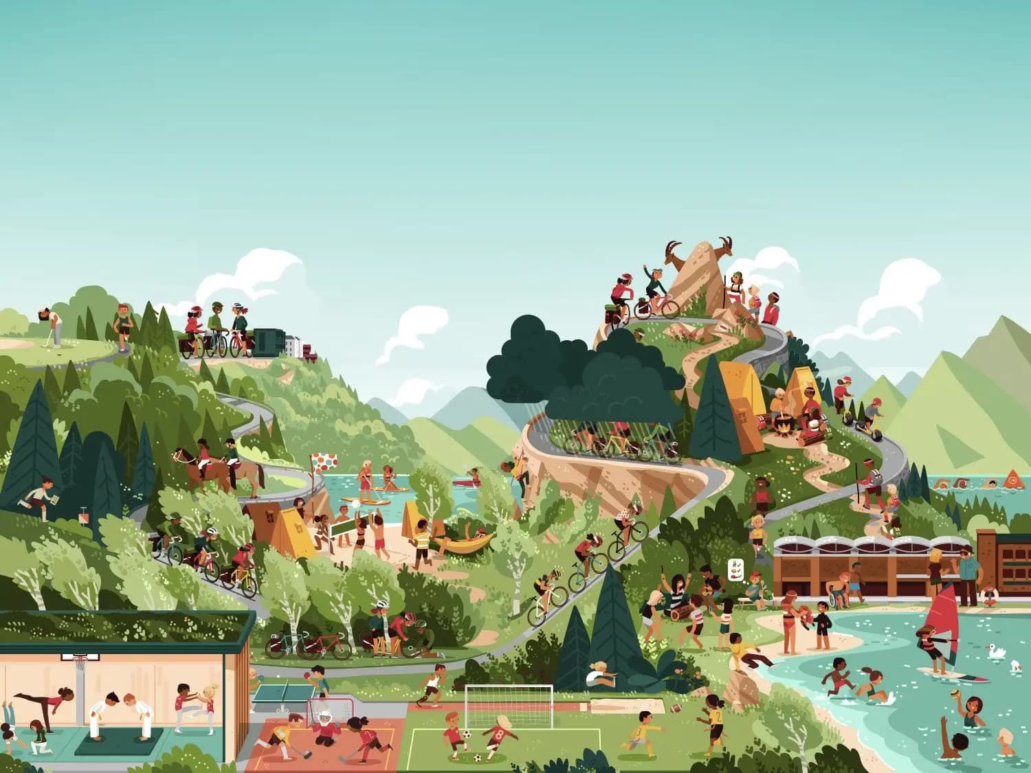 Ilustración Juventud+Deporte